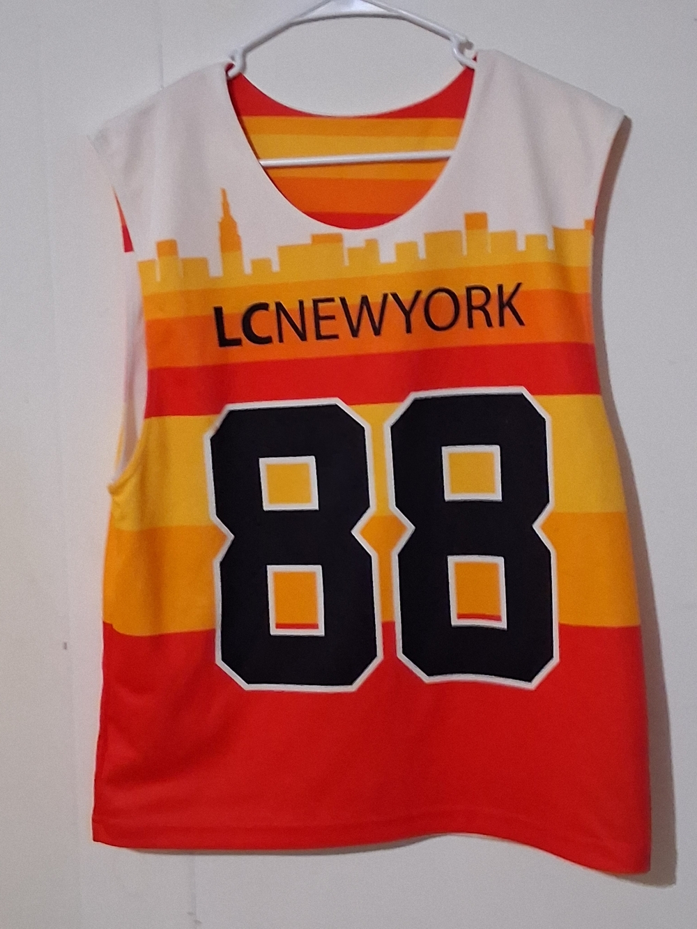 Kids' Sleeveless Sports Tank Top - Red/Orange/Yellow